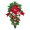 25" Christmas Peppermint Swag - Handcrafted Christmas Decorations - Holiday Tree